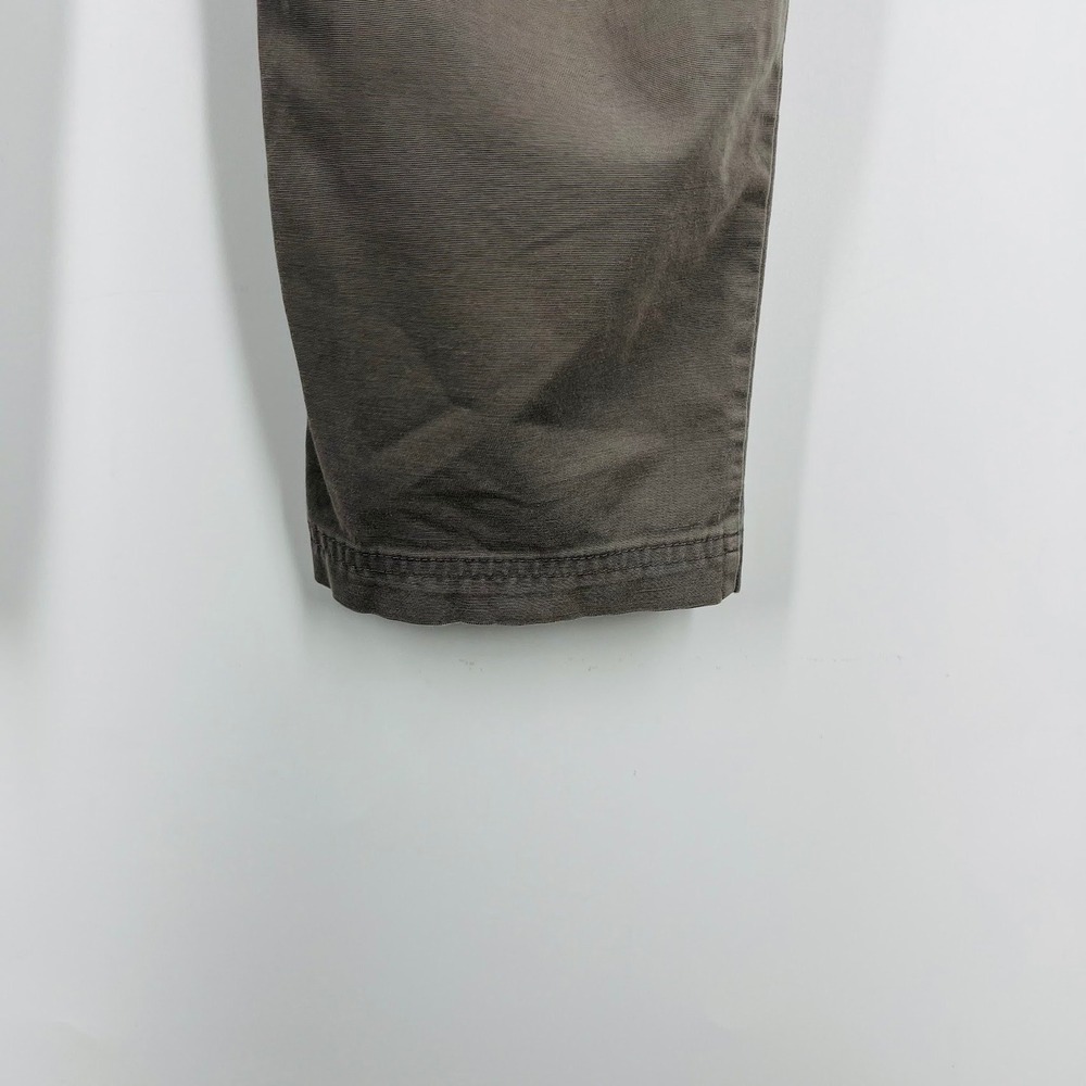 Roark Revival Mens Layover Travel Pants Grey Olive Drawstring Zip Pockets 32 - Picture 9 of 16